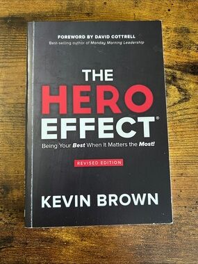 The Hero Effect Book **Signed Copy** by Kevin Brown EUC